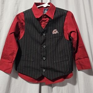 Johnathan Strong Dress Shirt And Vest,‎ 3t